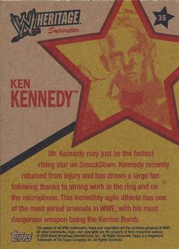 2006 Topps Heritage II WWE #35 Ken Kennedy  Back