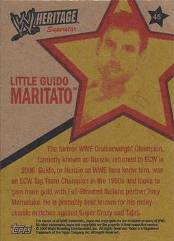 2006 Topps Heritage II WWE #46 Little Guido Maritato  Back