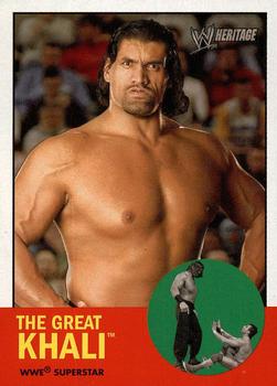2006 Topps Heritage II WWE #7 The Great Khali  Front