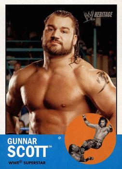 2006 Topps Heritage II WWE #9 Gunnar Scott  Front