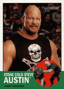 2006 Topps Heritage II WWE #11 Stone Cold Steve Austin  Front
