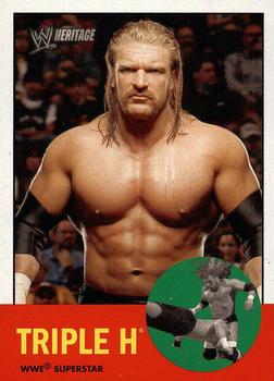 2006 Topps Heritage II WWE #28 Triple H  Front