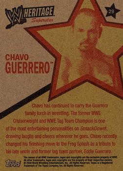 2006 Topps Heritage II WWE #29 Chavo Guerrero  Back