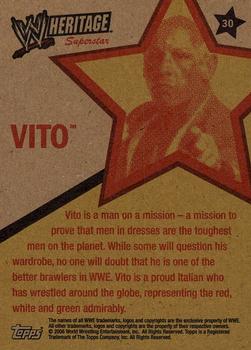 2006 Topps Heritage II WWE #30 Vito  Back