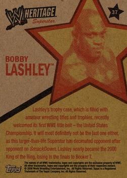 2006 Topps Heritage II WWE #37 Bobby Lashley  Back