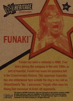 2006 Topps Heritage II WWE #38 Funaki  Back