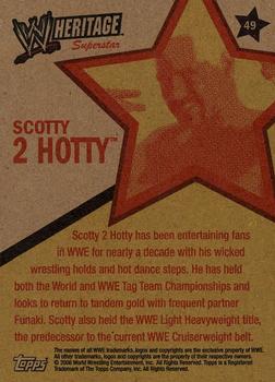 2006 Topps Heritage II WWE #49 Scotty 2 Hotty  Back