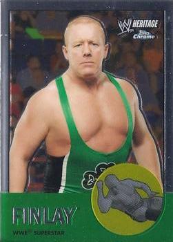 2007 Topps Chrome Heritage II WWE #17 Finlay Front