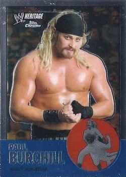2007 Topps Chrome Heritage II WWE #38 Paul Burchill Front