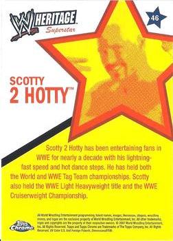 2007 Topps Chrome Heritage II WWE #46 Scotty 2 Hotty Back
