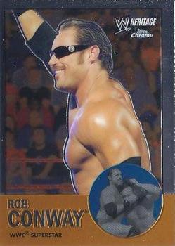 2007 Topps Chrome Heritage II WWE #53 Rob Conway Front