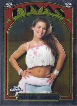 2007 Topps Chrome Heritage II WWE #58 Mickie James Front