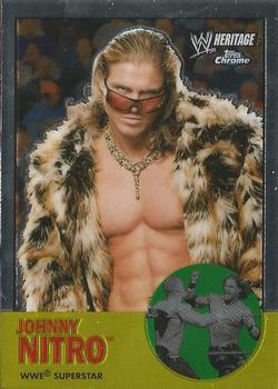2007 Topps Chrome Heritage II WWE #6 Johnny Nitro Front