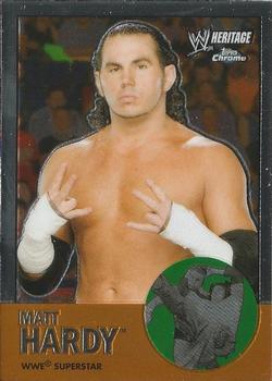 2007 Topps Chrome Heritage II WWE #36 Matt Hardy Front