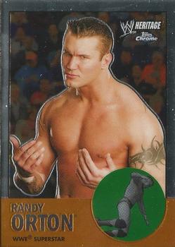 2007 Topps Chrome Heritage II WWE #44 Randy Orton Front