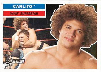 2005 Topps Heritage WWE #3 Carlito Front