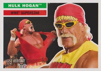 2005 Topps Heritage WWE #12 Hulk Hogan Front