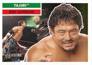 2005 Topps Heritage WWE #28 Tajiri Front