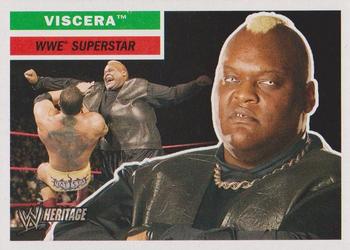 2005 Topps Heritage WWE #32 Viscera Front
