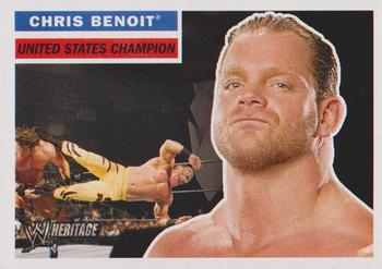 2005 Topps Heritage WWE #35 Chris Benoit Front
