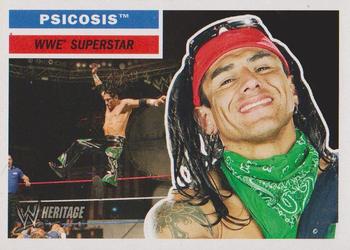 2005 Topps Heritage WWE #43 Psicosis Front