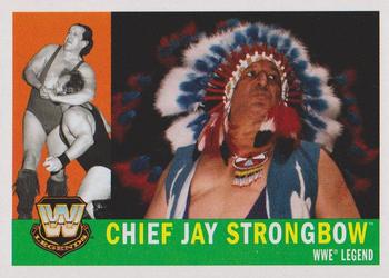 2005 Topps Heritage WWE #72 Chief Jay Strongbow Front