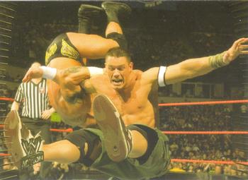2007 Topps Action WWE #1 John Cena Front