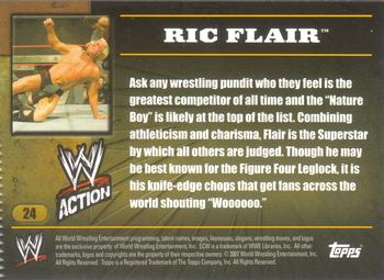 2007 Topps Action WWE #24 Ric Flair Back