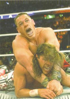 2007 Topps Action WWE #72 John Cena Vs Shawn Michaels Front