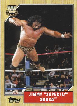 2007 Topps Heritage III WWE #76 Superfly Jimmy Snuka Front