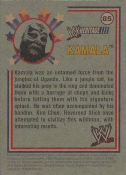 2007 Topps Heritage III WWE #85 Kamala  Back
