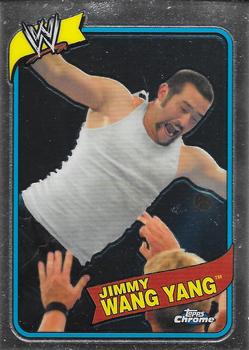2008 Topps Chrome Heritage III WWE #47 Jimmy Wang Yang  Front