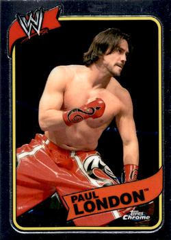 2008 Topps Chrome Heritage III WWE #50 Paul London  Front