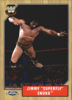 2008 Topps Chrome Heritage III WWE #76 Superfly Jimmy Snuka Front