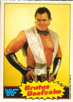1985 O-Pee-Chee WWF Pro Wrestling Stars #10 Brutus the Barber Beefcake Front