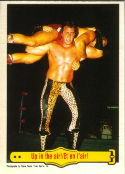 1985 O-Pee-Chee WWF Pro Wrestling Stars #26 Up In The Air! Front