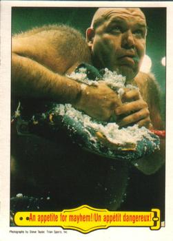 1985 O-Pee-Chee WWF Pro Wrestling Stars #31 An Appetite For Mayhem! Front