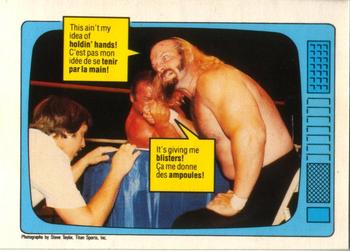 1985 O-Pee-Chee WWF Pro Wrestling Stars #61 Jesse Ventura / Ivan Putski Front