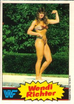 1985 O-Pee-Chee WWF Pro Wrestling Stars #8 Wendi Richter Front
