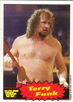 1985 O-Pee-Chee WWF Pro Wrestling Stars Series 2 #15 Terry Funk Front