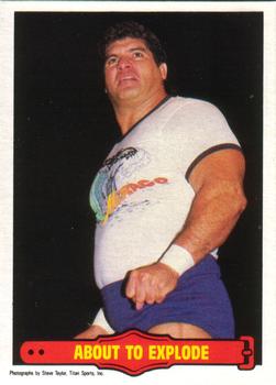 1985 O-Pee-Chee WWF Pro Wrestling Stars Series 2 #21 About to Explode Front