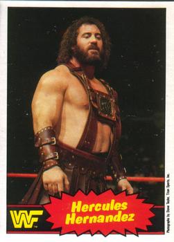 1985 O-Pee-Chee WWF Pro Wrestling Stars Series 2 #24 Hercules Hernandez Front
