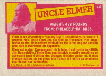 1985 O-Pee-Chee WWF Pro Wrestling Stars Series 2 #44 Uncle Elmer Back