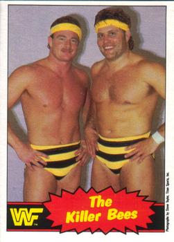 1985 O-Pee-Chee WWF Pro Wrestling Stars Series 2 #46 The Killer Bees Front