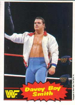 1985 O-Pee-Chee WWF Pro Wrestling Stars Series 2 #48 Davey Boy Smith Front