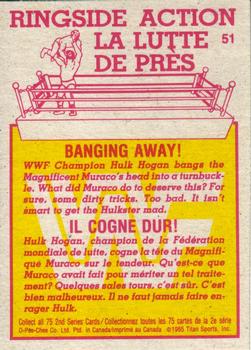 1985 O-Pee-Chee WWF Pro Wrestling Stars Series 2 #51 Banging Away! Back