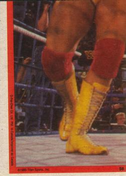 1985 O-Pee-Chee WWF Pro Wrestling Stars Series 2 #58 Mr. Fuji Back