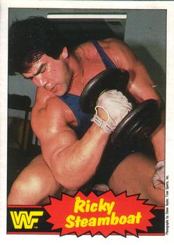 1985 O-Pee-Chee WWF Pro Wrestling Stars Series 2 #5 Ricky Steamboat Front