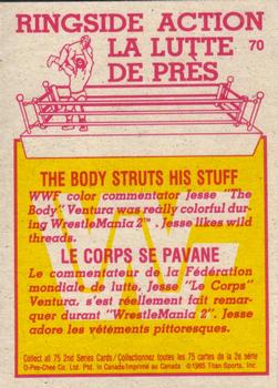 1985 O-Pee-Chee WWF Pro Wrestling Stars Series 2 #70 The Body Struts His Stuff Back