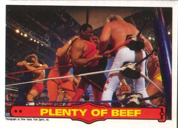 1985 O-Pee-Chee WWF Pro Wrestling Stars Series 2 #72 Plenty of Beef Front